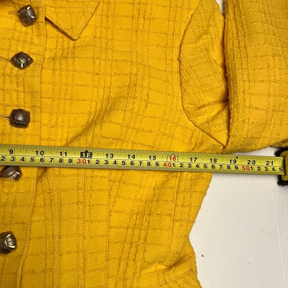 Vintage Valentino Boutique Yellow Skirt Suit - Made in Italy - Picture 15 of 16